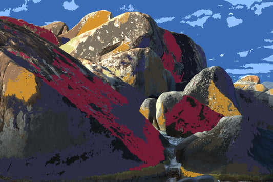 Virgin Gorda Rocks # 97  20" x 30"