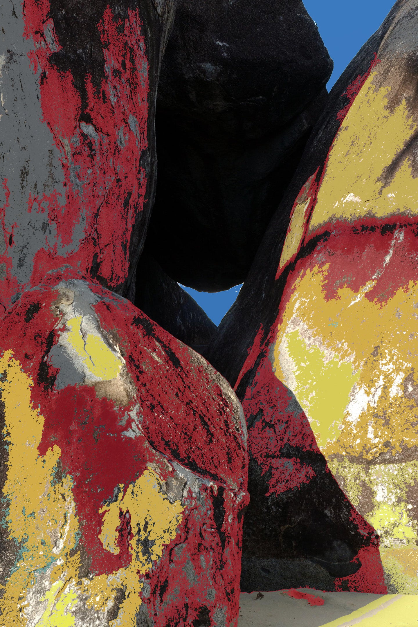 Virgin Gorda Rocks # 71   20" x 30"